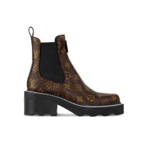 Gucci 1955 Horsebit Snow Boots Velvet Fabric Black