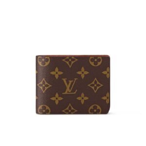 Louis Vuitton Amerigo Wallet Monogram Canvas In Brown 11Cm N60053