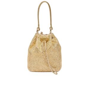 Prada Medium Leather Shoulder Bag Orange 38Cm