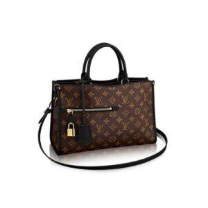 Louis Vuitton Popincourt Mm Tote Bag Monogram Canvas Black M43435