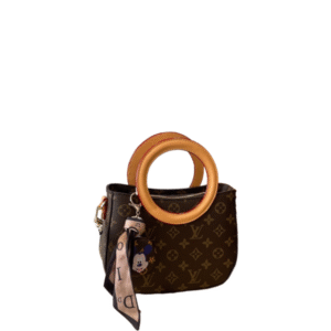 Louis Vuitton Round Handles In Brown And Beige With Accessories 22Cm