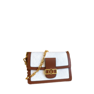 Louis Vuitton Dauphine 25Cm White And Brown M45959