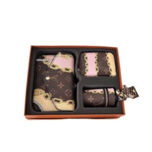 Louis Vuitton Set Of 3 Items Monogram Canvas 18Cm