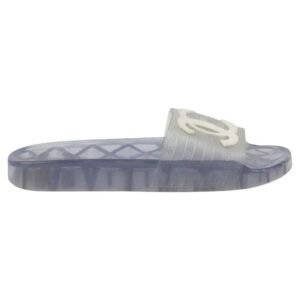 Chanel Cc Glossy Transparent Slippers